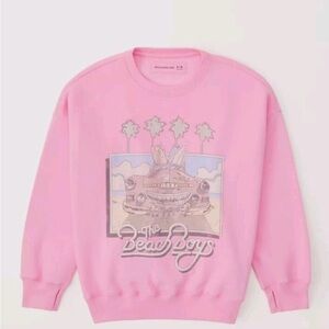 Abercrombie & Fitch Girls Sweatshirt Beach Boys pink 15/16